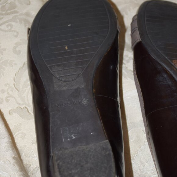 Nine West ballet Shoes Buckle Size 7.5 - Picture 9 of 14
